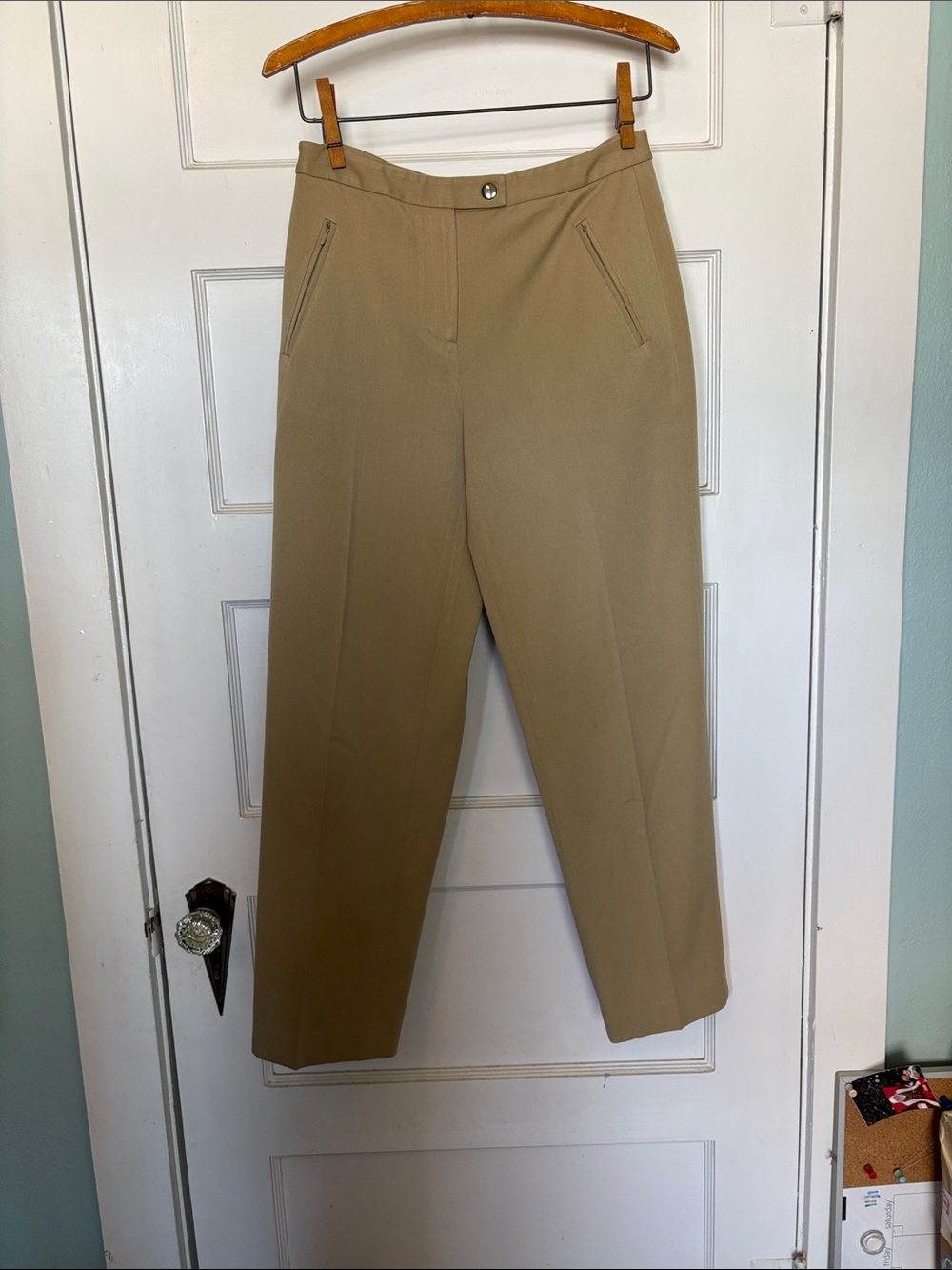 Talbots Petite Stretch Pants in Tan Size 4